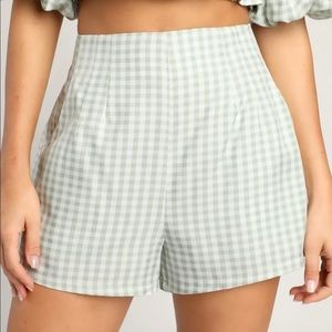 Gingham Shorts